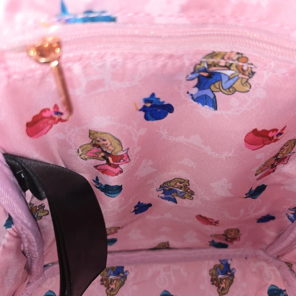 Loungefly Pink Aurora Mini Backpack - Picture 6 of 6